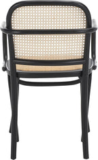 Safavieh Home Keiko White and Natural Cane Dining Chair