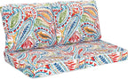 JMGBird Outdoor Cushion Tufted Pillow, Deep Seat Outdoor Chair Cushion 22"x22" Patio Cushions for Outdoor Furniture