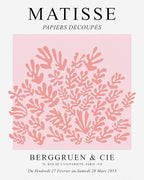 HesenDot Matisse Art wall Décor Set of 3,Unframed Blush & Salmon Pink wall art,Truly Quality Canvas Prints for 12x16in,Art poster decoration for kitchen, bathroom,living room,bedroom