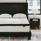Signature Design by Ashley King Size Chime 10 Inch Medium Firm Hybrid Mattress with Cooling Gel Memory Foam for Pressure Relief, Fiberglass Free, Mattress In A Box