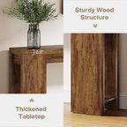 Tribesigns 70.9-Inch Long Console Table, Farmhouse Wooden Entryway Sofa Table Behind Couch, Narrow Entry Console for Living Room, Hallway, Entrance, Foyer, Walnut Brown