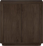 Henn&Hart 32" Wooden Accent Cabinet, Modern Sideboard Buffet Cabinet with Adjustable Shelf for Living Room, Dining Room, Bedroom or Entryway, Alder Brown