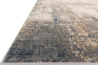 Loloi Teagan Collection TEA-08 Ivory/Mist 7'-11" x 10'-6" Area Rug, Large, Soft Neutral Rug, High-Traffic for Living Room, Bedroom, Home Office, Dining Area