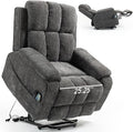 Lazy Boy Recliner Chair, Postoperative Recovery，Retractable 23'' Extra-Long Leg Support Lift Chair Hold up to 400lb，25.5'' Oversized Recliner seat for Big and Tall