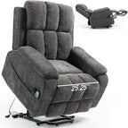 Lazy Boy Recliner Chair, Postoperative Recovery，Retractable 23'' Extra-Long Leg Support Lift Chair Hold up to 400lb，25.5'' Oversized Recliner seat for Big and Tall
