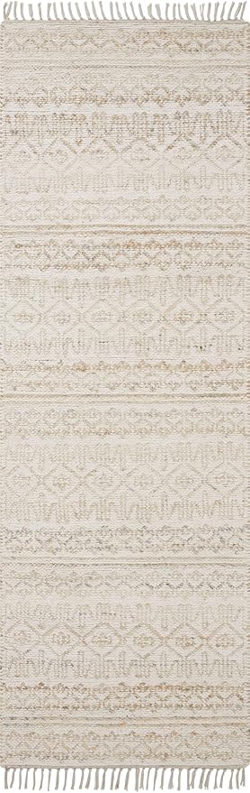 Loloi Angela Rose Rivers Collection RIV-03 Sand/Ivory 8'-6" x 11'-6" Reversible Area Rug