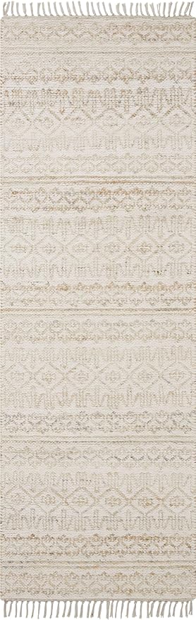Loloi Angela Rose Rivers Collection RIV-03 Sand/Ivory 9'-3" x 13' Reversible Area Rug