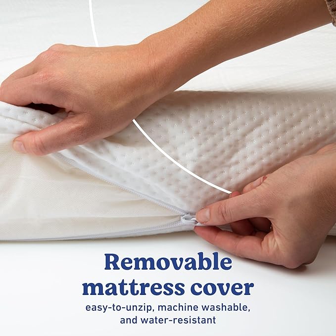 Graco Premium Crib & Toddler Mattress – GREENGUARD Gold Certified, Machine-Washable OEKO-TEX STANDARD 100 Certified Cover with Waterproof Surface, Fits Any Standard Full Size Baby Crib & Toddler Bed