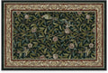 RUGGABLE x Morris & Co Washable Area Rug– Pomegranate Blue Green 2x3, Stain-Resistant, Non-Slip – Small Machine Washable Rugs for Living Room, Bedroom, Hallway, Entryway & Bathroom–with Cushioned Pad