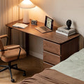 YESWOOD Home Office Desk, Gaming Desk, Mid Century Modern Computer Desk, Writing Desk with File Drawer for Study PC Desks 47.24" W