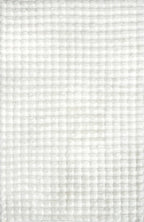 nuLOOM Jeni Solid Faux Rabbit Machine Washable Area Rug, 6x9, Off-White