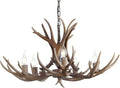JONATHAN Y JYL6300A Eldora 30" Adjustable Resin Antler 5-Light LED Chandelier, Glam, Rustic,Cottage,Transitional, Dimmable Dining Room, Living Room, Kitchen, Foyer, Bedroom, Brown