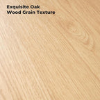 EUREKA ERGONOMIC Standing Desk, 63inch Executive Computer Desk Adjustable Height Stand up Table Modern Trapezoidal Leg,Touch Screen,Oak
