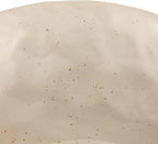 Creative Co-Op Stoneware Footed Pedestal/Bowl with Handles, Reactive Glaze, White