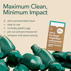 Kind Laundry Detergent Sheets with Stain-Fighting Enzymes - Plant Powered Eco-Friendly Laundry Soap Sheets - Home or Travel Laundry Detergent Fragrance Free, 60 Loads (Mom's Choice Award Winner)