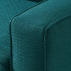 Harkawon Swivel Rocker Recliner Chair, Glider Rocker Recliner, Rocking Chair Nursery, Fabric Chair with High Back, Deep Seat, for Living Room, Bedroom, Green