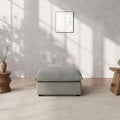 Ottoman,Down Fill Comfort Footrest,Down Filled Spill & Stain-Resistant Cloud Couch,L Shape U Shape Cloud Modular Sectional Sofa for Living Room,Apartment,Office,Light Grey