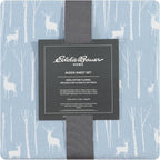 Eddie Bauer - Queen Sheets, Cotton Flannel Bedding Set, Brushed For Extra Softness, Cozy Home Decor (Birch Forest, Queen)
