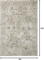 Loloi Amber Lewis Honora Collection HON-06 Grey/Taupe 7'-10" x 10' Area Rug