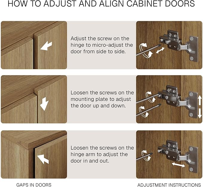 BELLEZE 4-Piece Modular Arched TV Stand Entertainment Center Set, Mid Century Modern 2 Piece 72″ Tall Storage Cabinets and 2 Piece 65″ Fluted TV Console for Living Room (Camel)