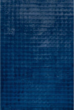 nuLOOM Jeni Checkered 3'9" x 6' Machine Washable Area Rug for Living Room Bedroom Dining Room Kitchen, Navy