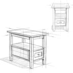 SIMPLIHOME Warm Shaker SOLID WOOD 14 inch Wide Rectangle Transitional Narrow Side Table in Tobacco Brown for the Living Room and Bedroom