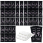 Hot or Cold Moist Cotton Towel Bulk Moist Towelettes Individually Wrapped 8.7" x 8.7",White Towel Services,Refreshment Pre Moistened Towels Lavender Scent for Travel Sport Party Spa Dentist Hotel