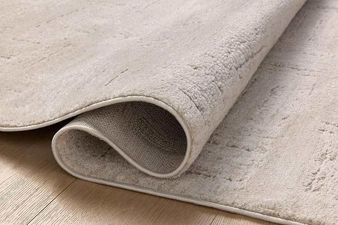 Loloi Amber Lewis Monty Collection MOT-01 Ivory/Taupe 2'-7" x 8'-0", .50" Pile Height, Runner Rug