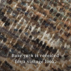 Loloi Amber Lewis Molly Collection MOL-05 Lagoon/Natural 6'-7" x 9'-2" Low Pile Area Rug