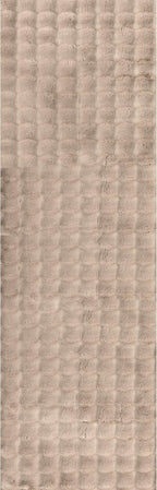 nuLOOM Jeni Checkered 2'6" x 6' Machine Washable Runner Rug for Living Room Bedroom Dining Room Entryway Hallway Kitchen, Taupe