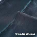 FUTEI Navy Blue Chenille Decorative Throw Pillow Covers 24x24 Inch Set of 2,Soft Embossed Striped Textured European Cushion Case,Modern Home Decor for Couch Bed Living Room