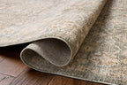 Loloi Chris Loves Julia Palma Collection PLM-05 Blue/Natural 2'-3" x 3'-10" Accent Rug Vintage Style Boho Living Room Bedroom Carpet