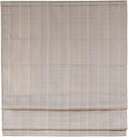 Madison Park Galen Cordless Roman Shade, 23"W x 64"H, Sheen Taupe – Room Darkening, Thermal Insulated, Energy Efficient Window Blind with Subtle Sheen Basketweave Fabric for Privacy