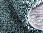 Unique Loom Solid Shag Collection Area Rug (2' 2" x 3' 1" Rectangle, Light Slate Blue)