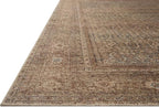 Loloi Amber Lewis Cambria Collection CBR-07 Ocean/Bark 2'-0" x 5'-0" Accent Rug Jute, Neutral, Vintage Style, Antique Tone, Living, Bedroom, Dining, Carpet