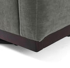 UIXE Swivel Accent Chair, Chenille Upholstered Armchair Comfy Club Chair for Living Room, Mid Century Modern Arm Chair Single Sofa Nook Bedroom Side Reading Seat - Gray
