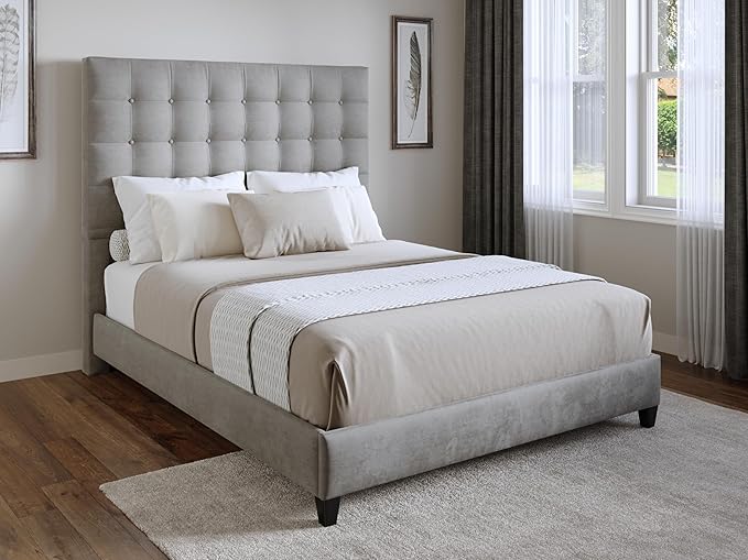Grey Sutton King Headboard