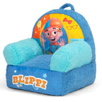 Delta Children - Blippi Cozee Buddy Kids Chair, Blue