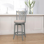 Hillsdale Furniture Hillsdale Savana Swivel Counter Stool, Blue
