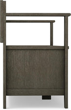 SIMPLIHOME Amherst Entryway Storage Bench - 48 inch Wide Solid Wood Hallway Seat in Farmhouse Grey, Transitional Bench for Entryway or Living Room with Lift-Up Lid and Spacious Storage