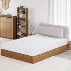 TFD Twin XL Memory Foam Mattress New Version Cool Gel Infused Medium Firm Zoned Pressure Relief for Cooling Sleep Fiberglass Free CertiPUR-US Certified Washable Removable Cover 8 Inch(White)