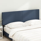 Furinno Roanne Headboard King Size, Plain Upholstered Wooden Headboard, Bed Frame Mount Head Board, Easy Assembly, for Bedroom, Dorm, Blue Denim