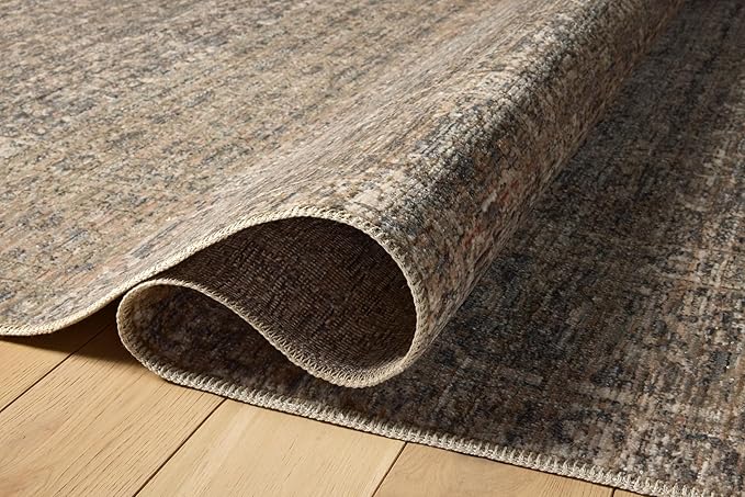 Loloi Amber Lewis Molly Collection MOL-04 Navy/Blush 3'-0" x 5'-0" Low Pile Accent Rug