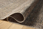 Loloi Amber Lewis Molly Collection MOL-04 Navy/Blush 7'-10" x 10' Low Pile Area Rug