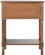SAFAVIEH Home Collection Primrose Brown 3-Drawer Console Table