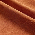 Foindtower Pack of 2 Soft Textured Chenille Throw Decorative Pillow Covers Square Accent Solid Cushion Cover Cozy Neutral Farmhouse Pillow Case for Couch Sofa Bedroom Living Room 18x18 Inch,Orange