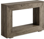 LITTLE TREE 47 Inches Console Table, Sofa Table with Storage, Modern Entryway Table for Hallway, Narrow Long Sofa Entryway Table for Living Room, Grey