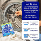 Dropps Odor & Stain Biobased Power Laundry Detergent Pods, Crisp Breeze HE Compatible Laundry Pods for Fresh Clothes - Laundry Soap Supplies & Recyclable Paperboard Packaging