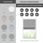 Madison Park Galen Cordless Roman Shade, 23"W x 64"H, Sheen Grey – Room Darkening, Thermal Insulated, Energy Efficient Window Blind with Subtle Sheen Basketweave Fabric for Privacy