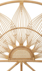 Kouboo Sunflower Rattan Twin Headboard Bedroom Bedroom Furniture Headboard Twin Size Tropical Decor Bohemian Decor Natural